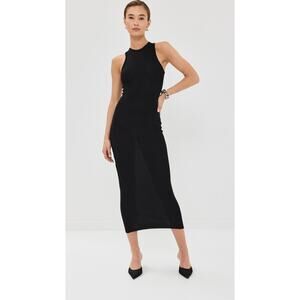 Wardrobe.Nyc Release 06 Ribbed Cotton-Jersey Dress - S - Black